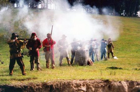 Defending the west banks of Beaver Creek, Sept 2007