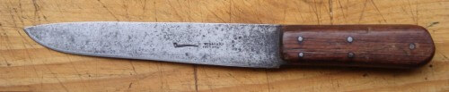 T. Williams, Smithfield, London pipe brand butcher’s knife.